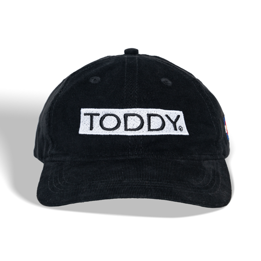 Toddy Dad Hat - Black, front