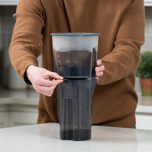 Toddy Essential Brewer Draining Coffee into Pitcher